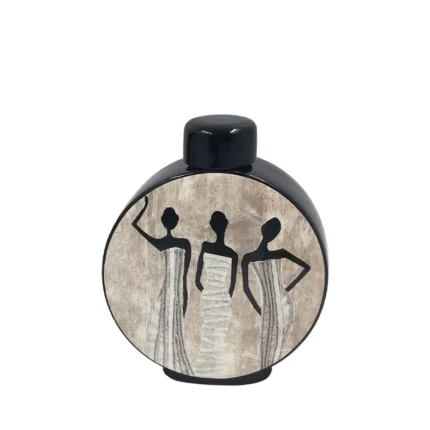 ΚΕΡΑΜΙΚΟ ΚΥΚΛΙΚΟ ΚΟΥΠ ΜΕ ΚΑΠΑΚΙ ΜΙΚΡΟ 3 ΑΦΡΙΚΑΝΕΣ ΓΥΝΑΙΚΕΣ - 23x9x28cm 4/KIB