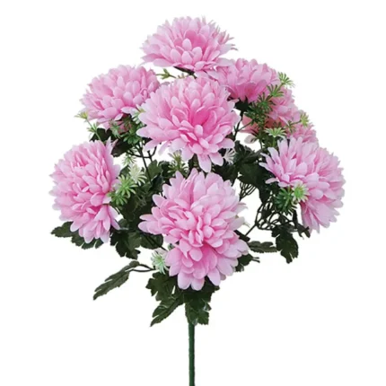 ΡΟΖ ΜΠΟΥΚΕΤΟ ΧΡΥΣΑΝΘΕΜΟ X9 Y45cm 18/72ΚΙΒ