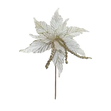 ΧΡΙΣΤΟΥΓΕΝNΙΑΤΙΚΟ ΚΛΑΔΙ ΑΛΕΞΑΝΔΡΙΝΟ ΣΑΜΠΑΝΙ/ΧΡΥΣΟ ME ΓΚΛΙΤΕΡ - Φ35cm Υ30cm 360/ΚΙΒ