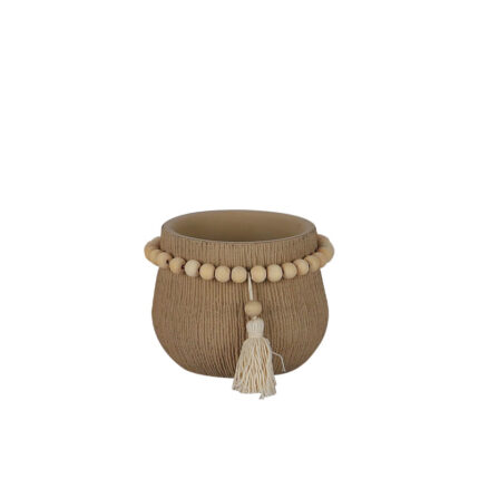 ΚΑΣΠΩ ΤΣΙΜΕΝΤΕΝΙΟ ΚΑΦΕ ΣΤΡΟΓΓΥΛΟ ΧΑΝΤΡΑ ΚΟΜΠΟΛΟΪ Φ13.5x10cm - 1/18ΚΙΒ