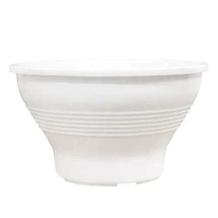 ΓΛΑΣΤΡΑΚΙ ΛΕΥΚΟ ΠΛΑΣΤΙΚΟ ΣΤΡΟΓΓΥΛΟ - Φ17x10cm