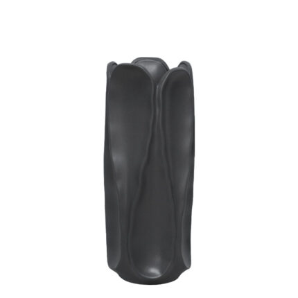 ΕΠΙΔΑΠΕΔΙΟ ΒΑΖΟ ΑΝΘΡΑΚΙ ΚΕΡΑΜΙΚΟ ΜΕ ΠΤΥΧΩΣΕΙΣ - 19x45.5cm 1/6ΚΙΒ