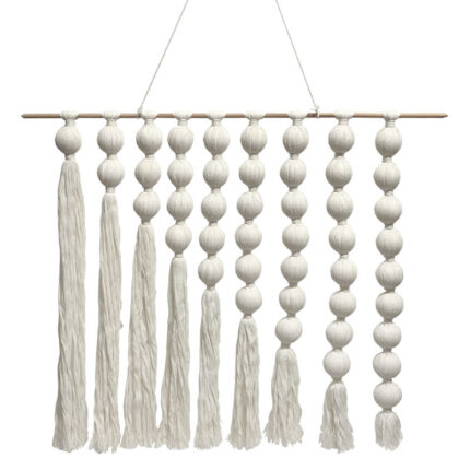 ΔΙΑΚΟΣΜΗΤΙΚΟ ΤΟΙΧΟΥ ΜΑΚΡΑΜΕ ΕΚΡΟΥ -ΚΟΜΠΟΛΟΪ- ΒΑΜΒΑΚΕΡΟ ΝΙΜΑ ΠΛΕΞΗ ΣΕ ΞΥΛΟ ME ΚΡΟΣΙΑ - 70x85cm 20/KIB